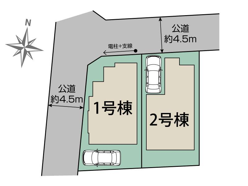 所沢市向陽町2棟 区画図
