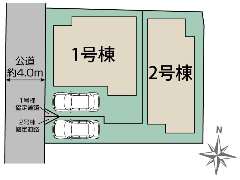 船橋市二宮2丁目2棟 区画図