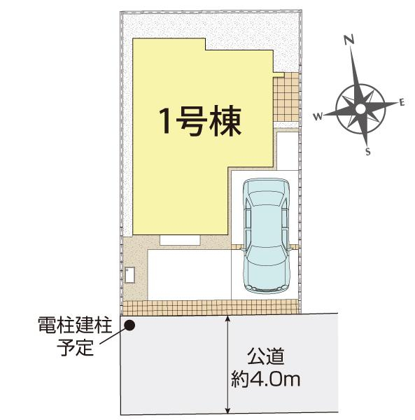 世田谷区祖師谷6丁目1棟 区画図
