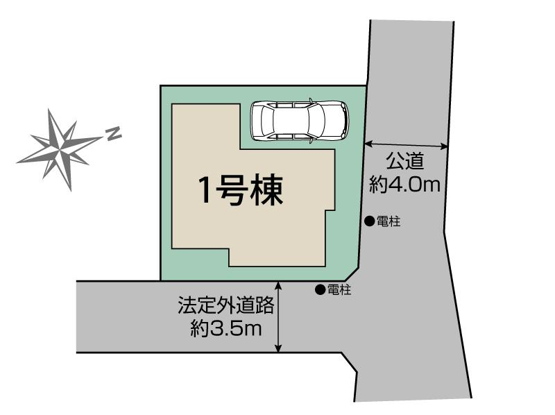 練馬区大泉学園町5丁目1棟 区画図