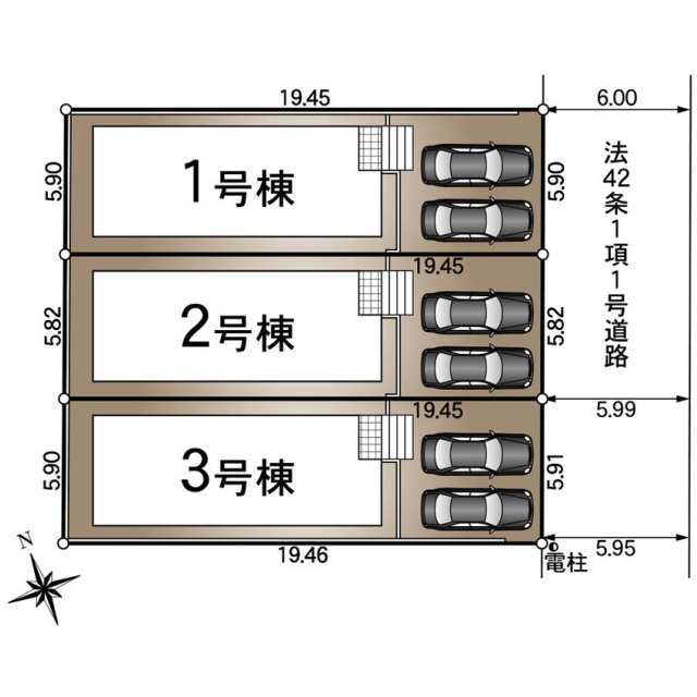 クレイドルガーデン清須市西枇杷島町城並 第4の見取り図