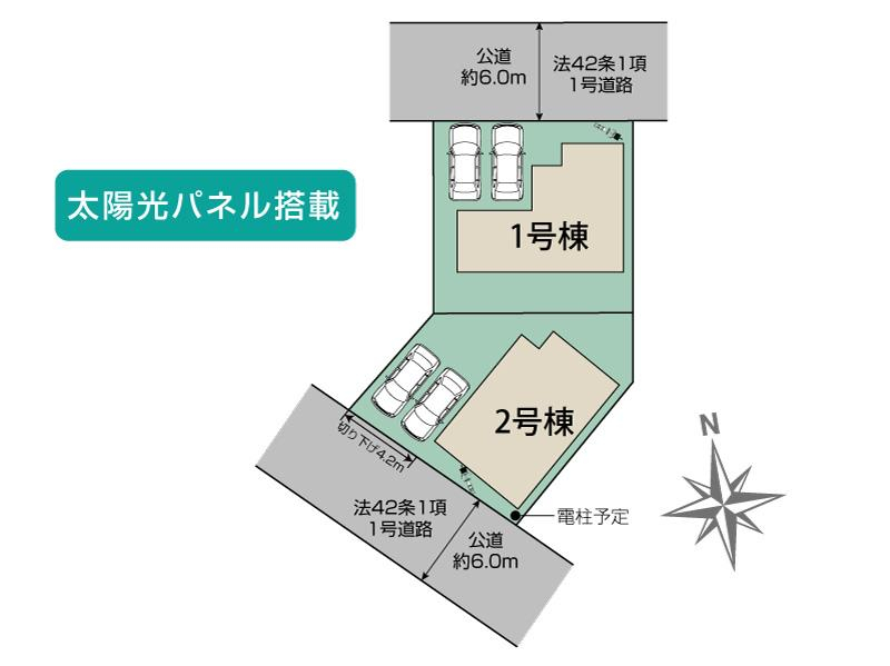 坂戸市伊豆の山町7期2棟 区画図