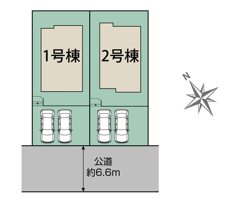 仙台市太白区太白2丁目2棟 区画図