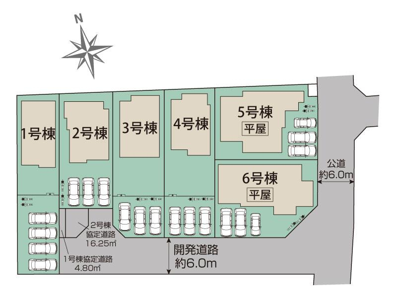宇都宮市江曽島町6棟 区画図