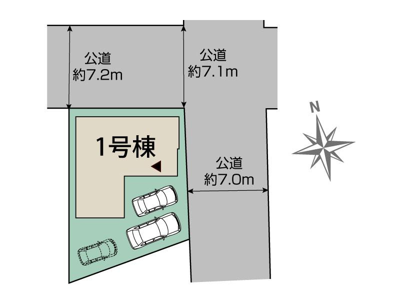 浦添市城間1丁目1棟 区画図