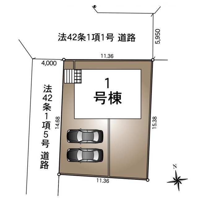 クレイドルガーデン古河市駒羽根 第2の見取り図