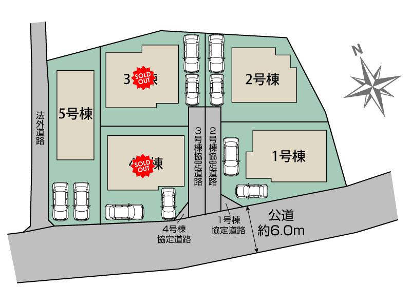 横浜市戸塚区深谷町5棟 区画図