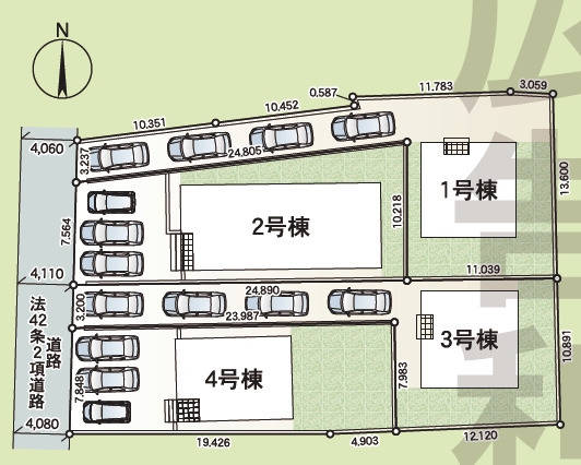 クレイドルガーデン南城市佐敷冨祖崎 第7の見取り図