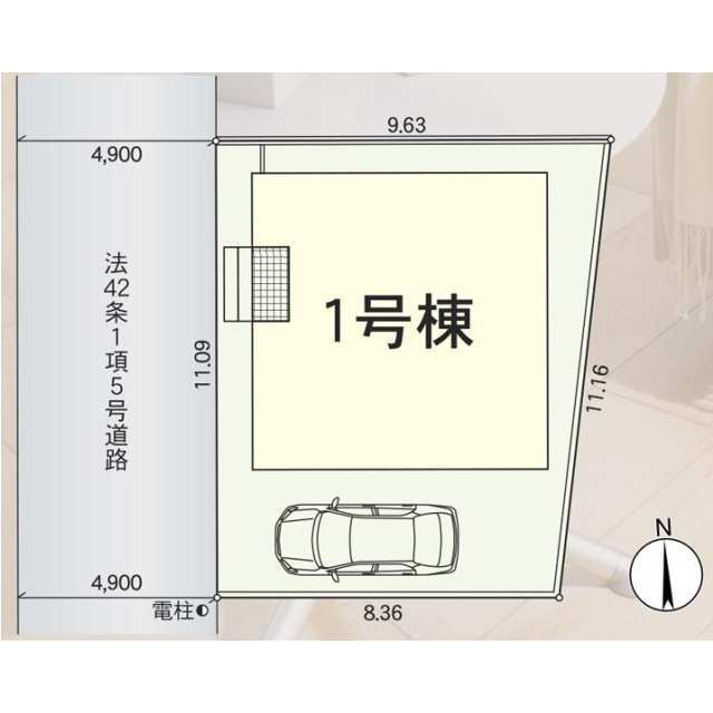 クレイドルガーデン伊丹市山田 第3の見取り図
