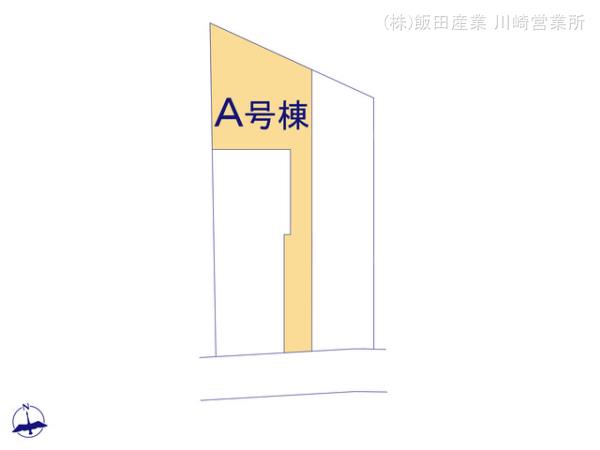 ハートフルタウン大和市西鶴間6丁目3422番の見取り図