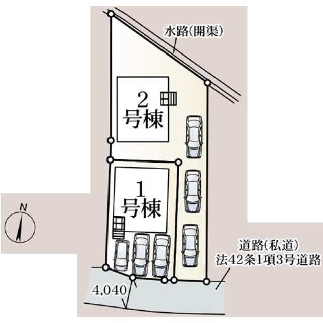 クレイドルガーデン大分市古国府 第3の見取り図
