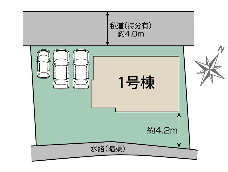 鴻巣市松原4丁目1棟 区画図