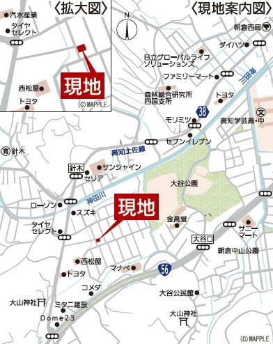クレイドルガーデン高知市針木東町 第1の見取り図