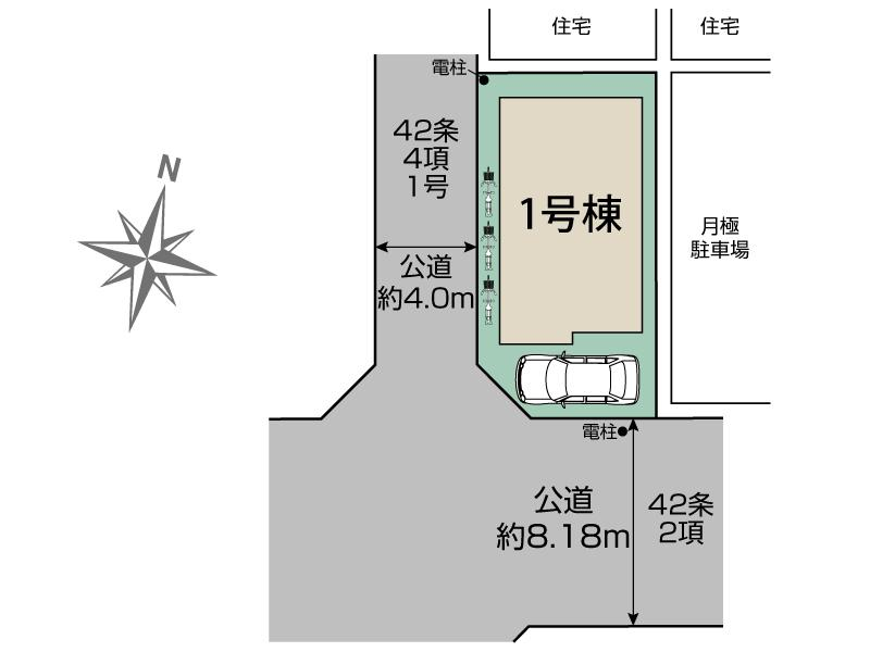 越谷市弥十郎1棟 区画図