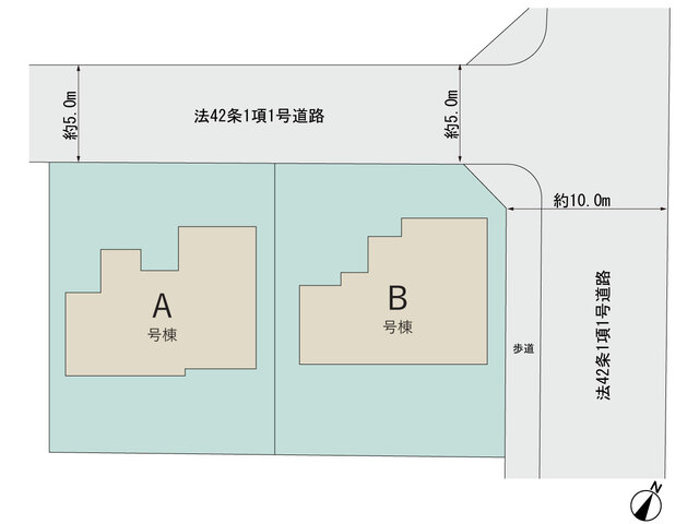 ハートフルタウン川崎市麻生区王禅寺西4丁目1438番の見取り図