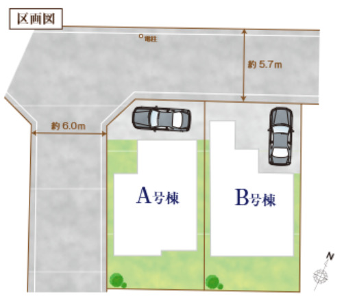 ハートフルタウン柏市藤心2丁目19番の見取り図
