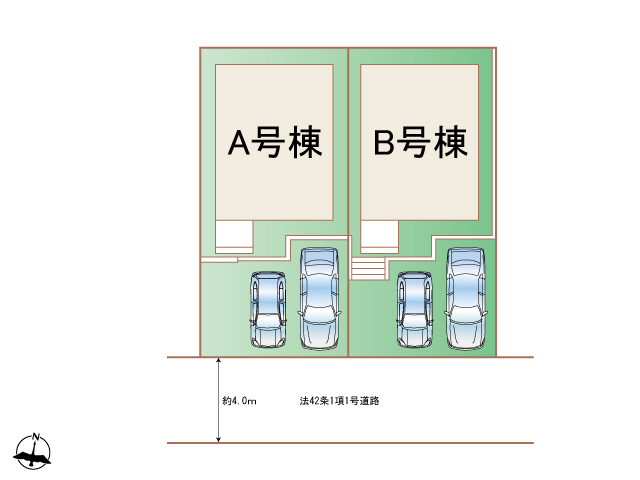 ハートフルタウン横須賀市粟田1丁目1279の見取り図