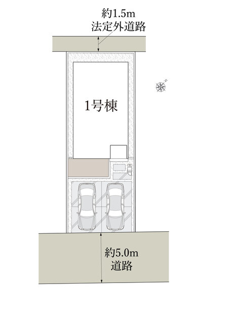 リナージュネクスジー八千代市勝田台３丁目０１期の見取り図