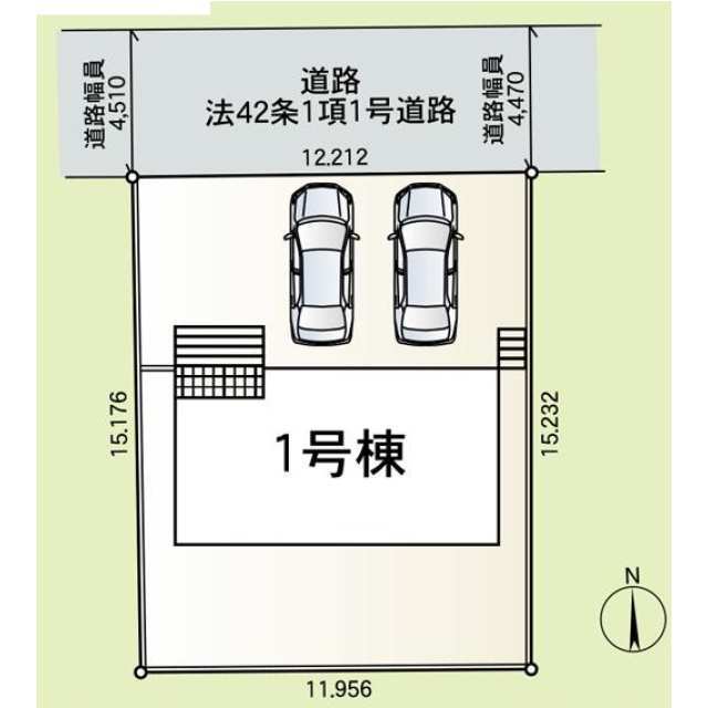 クレイドルガーデン高崎市吉井町本郷 第2の見取り図