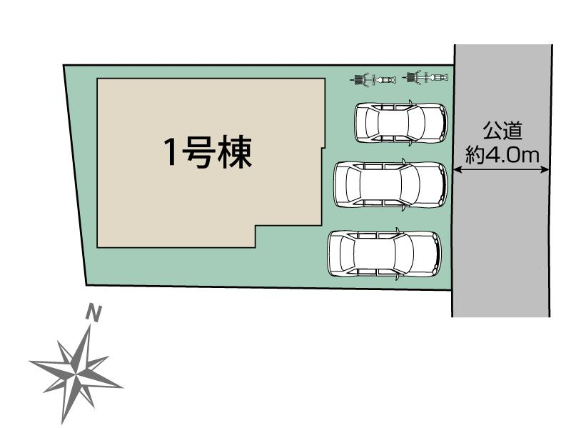 ブルーミングガーデン川越市大塚新町１棟の見取り図