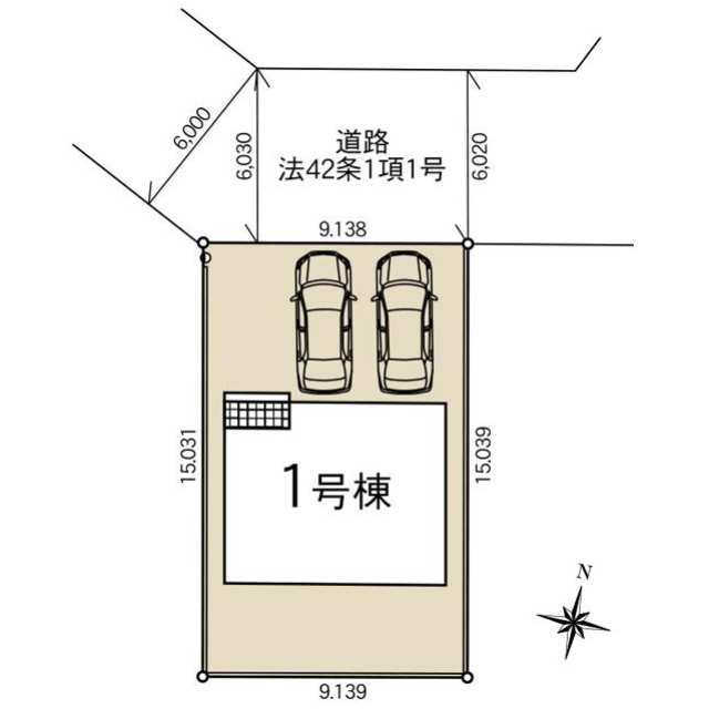 クレイドルガーデン宇都宮市野沢町 第5の見取り図