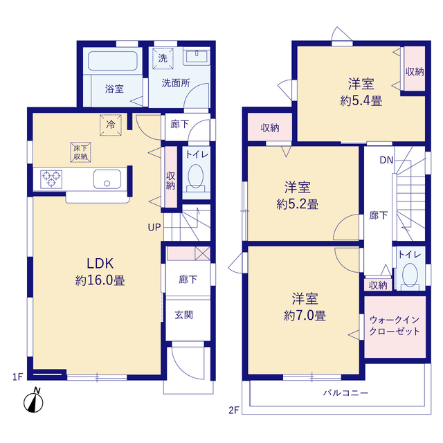 リーブルガーデン沼津市小林台の見取り図