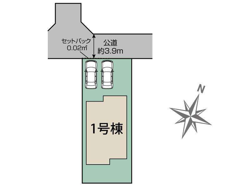 糟屋郡宇美町若草2丁目1棟 区画図