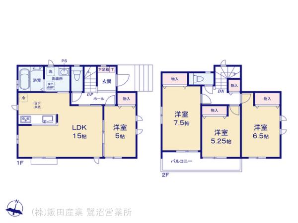 ハートフルタウン町田市図師町1582番の見取り図