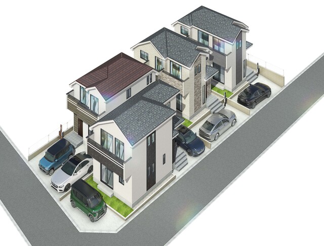 建物完成予想パースになります。