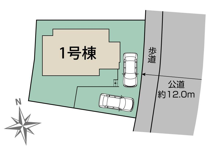 八王子市北野台2丁目2期1棟 区画図