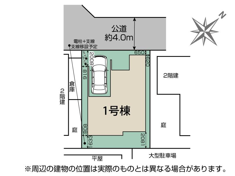 坂戸市千代田2丁目3期1棟 区画図