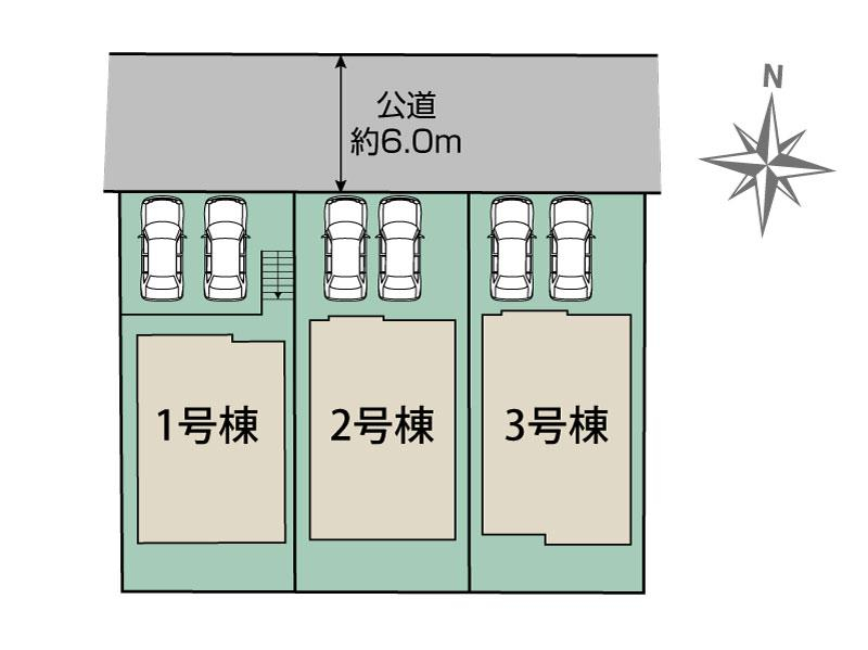 ブルーミングガーデン千葉市若葉区原町３棟の見取り図