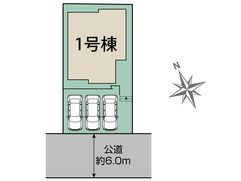 愛知郡東郷町清水3丁目1棟 区画図