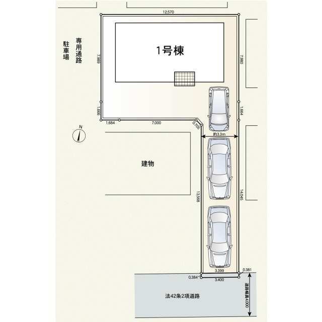 クレイドルガーデン厚木市三田南 第9の見取り図