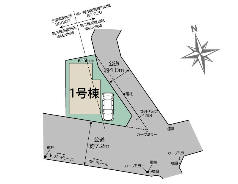足立区六月1丁目1棟 区画図