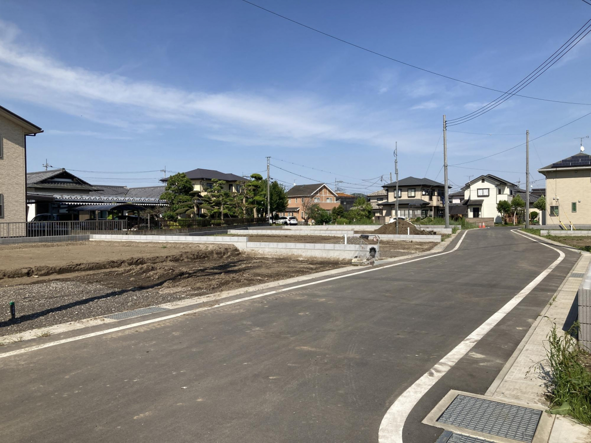 現地（5/2） ◎販売開始しました！この場所に、新しい住まいが誕生します！◎