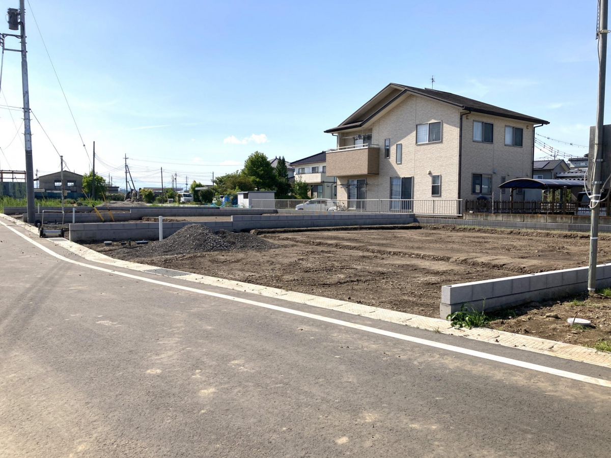 現地（5/2） ◎販売開始しました！この場所に、新しい住まいが誕生します！◎