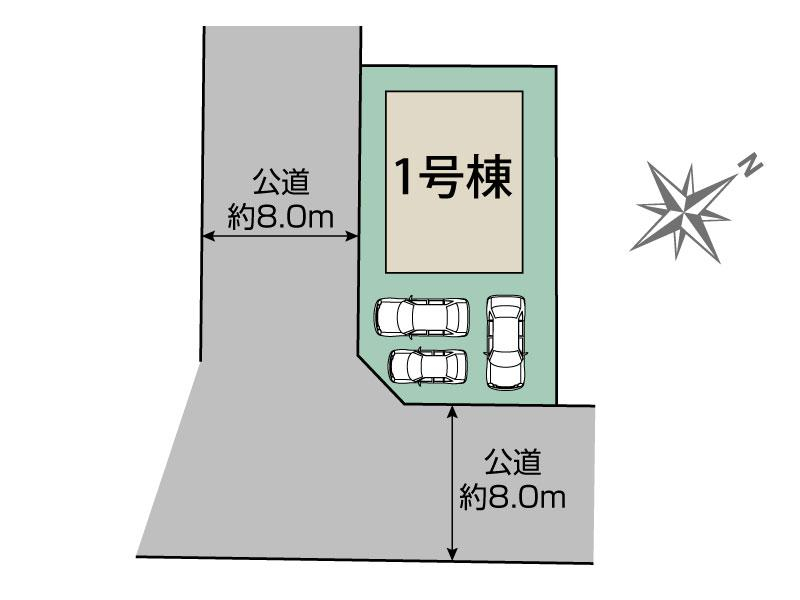 札幌市北区太平7条6丁目1棟 区画図