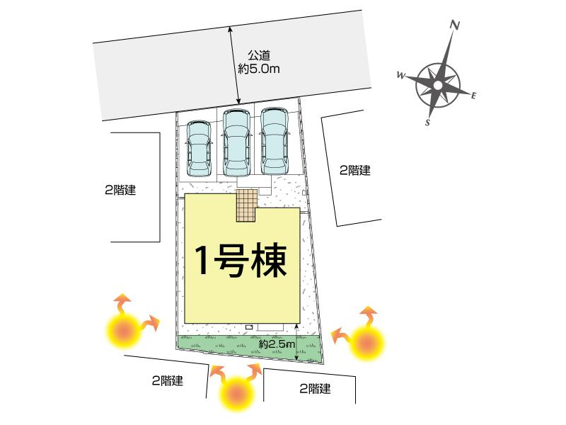 さいたま市西区西大宮4丁目1棟 区画図