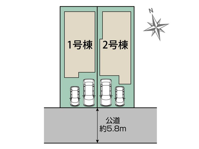 日野市日野本町5丁目2棟 区画図