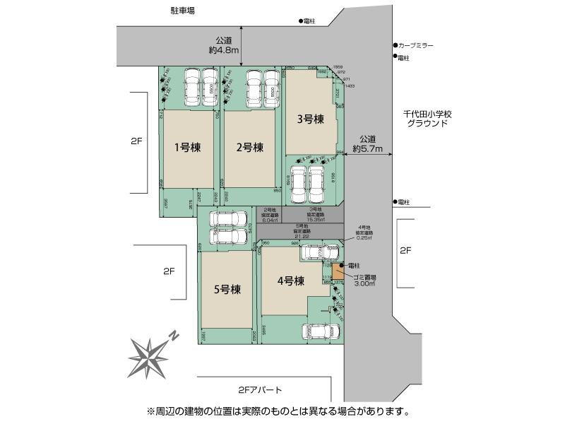 坂戸市千代田2丁目5期5棟 区画図