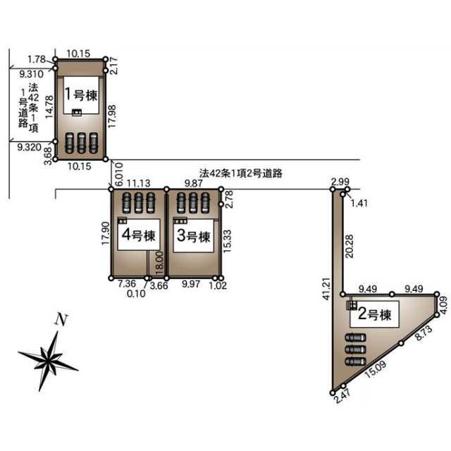 クレイドルガーデン松本市波田 第11の見取り図