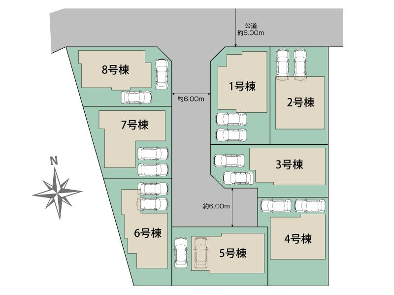 名古屋市港区春田野2丁目 区画図