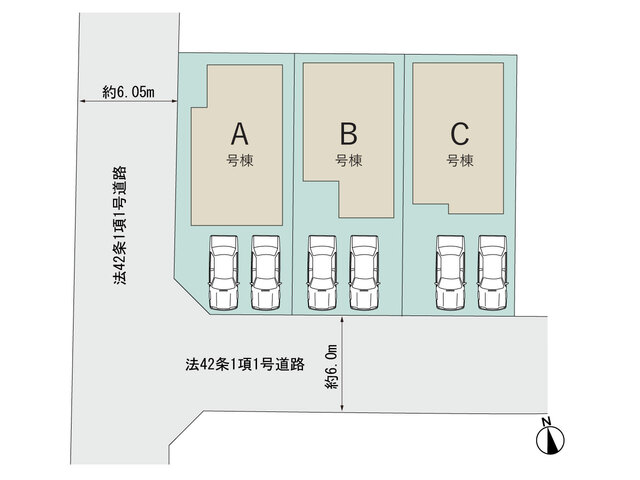 ハートフルタウン松戸市西馬橋4丁目230番の見取り図