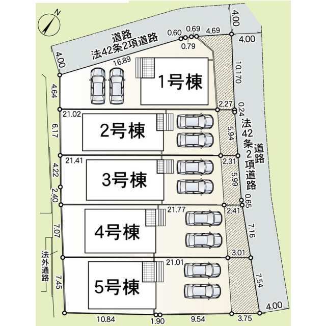 クレイドルガーデン大府市朝日町 第3の見取り図