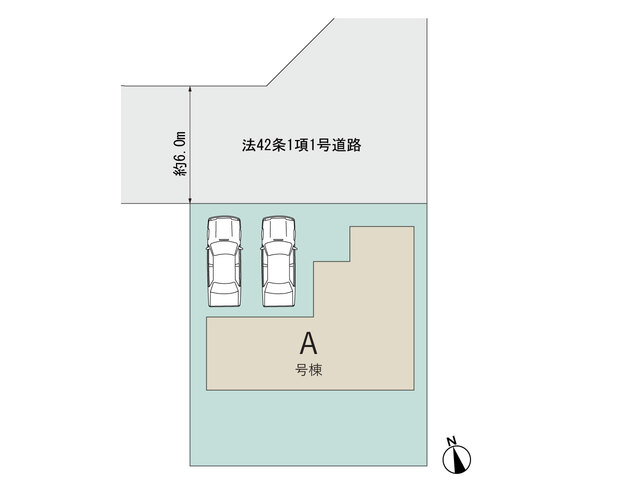 ハートフルタウン我孫子市つくし野5丁目77番の見取り図