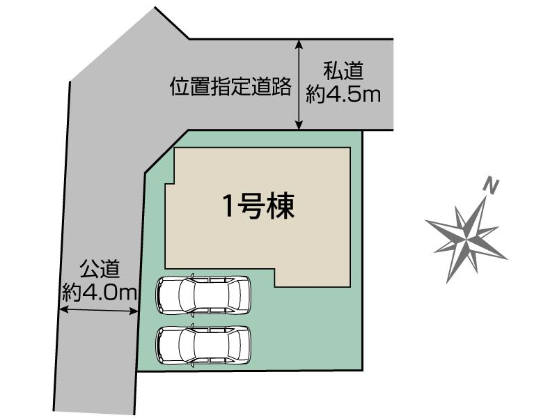 千葉市中央区稲荷町3丁目1棟 区画図
