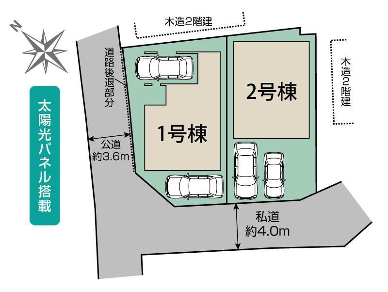 ブルーミングガーデン久喜市久喜北１丁目３期の見取り図