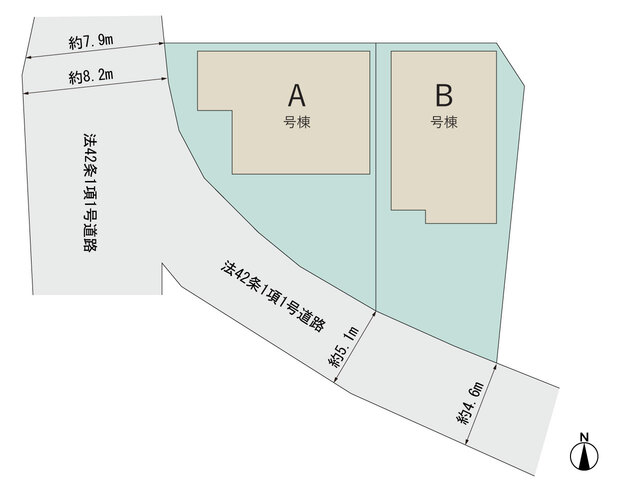 ハートフルタウン(高座郡寒川町)倉見1552番の見取り図