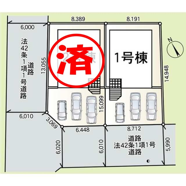 クレイドルガーデン酒々井町東酒々井 第17の見取り図